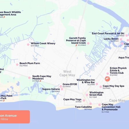 The Beach Club On Madison Avenue Cape May Eksteriør bilde